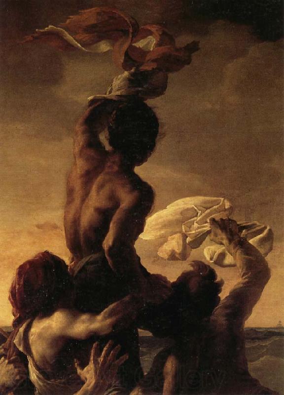 Theodore Gericault Details of The Raft of the Medusa Norge oil painting art